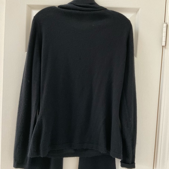 CELINE Ultra Soft Black Cashmere Cardigan L - Picture 3 of 3